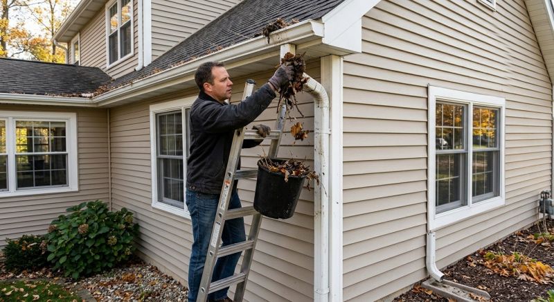 Downspout Snaking in Longmont, CO