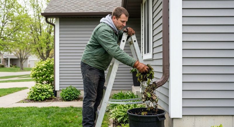 Gutter Blockage Removal in Rochester, NY