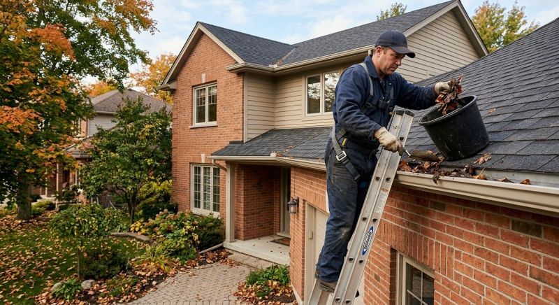 Gutter Pine Needle Removal in Long Island, NY