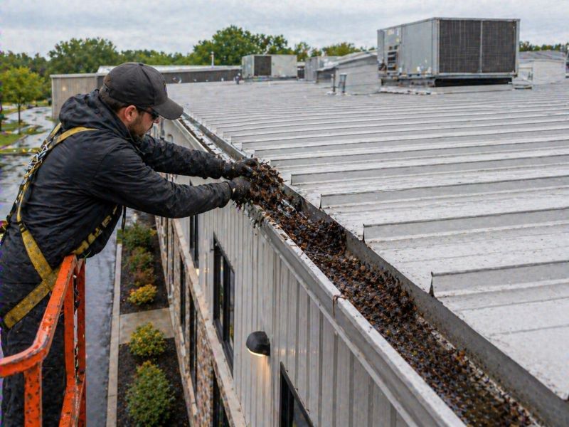 Industrial Gutter Cleaning in Sacramento, CA