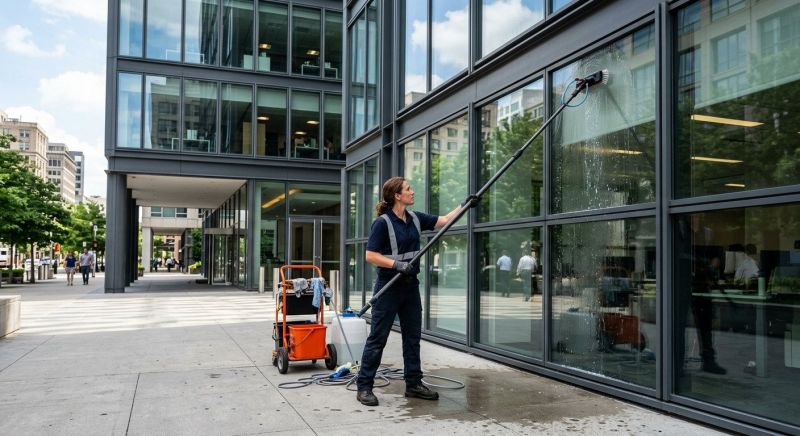 Shopping Mall Window Cleaning in Denver County, CO